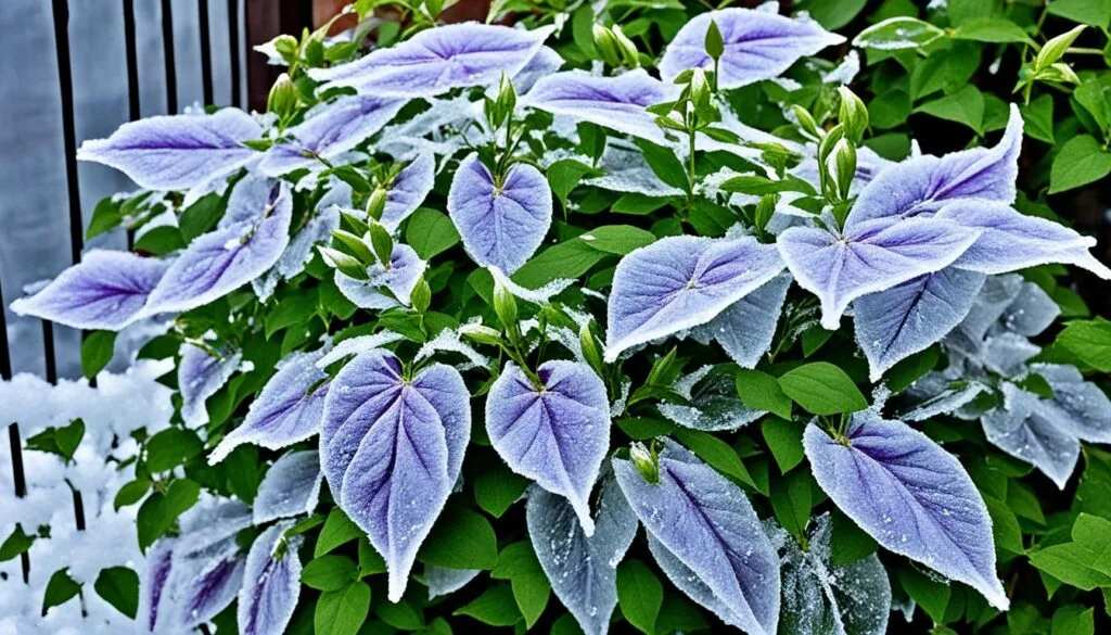 Clematis Jack Temperature Protection