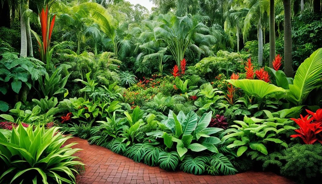 Companion Planting in Tropical Garden