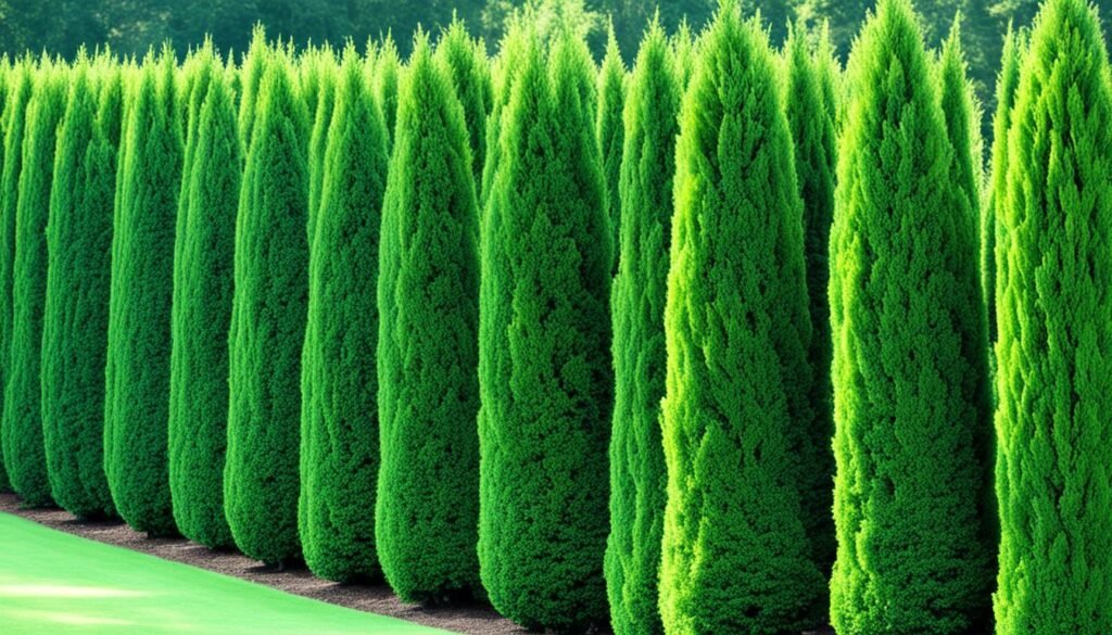 Leyland Cypress privacy hedge