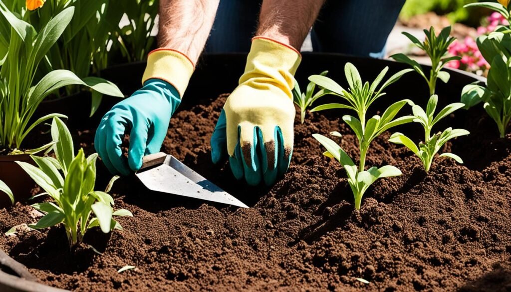 Planting Alstroemeria