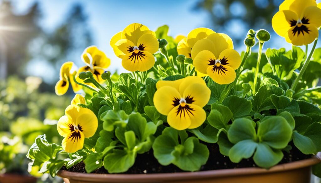 summer pansy maintenance