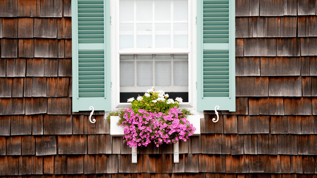 synthetic window box flowers