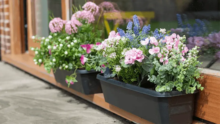 Faux Window Box Flowers 5