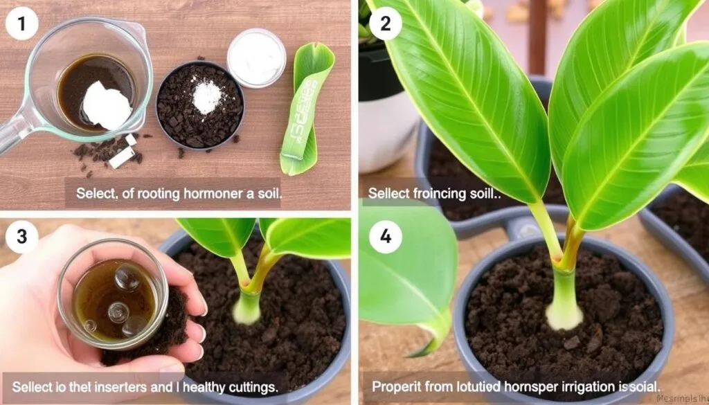 Plumeria propagation techniques