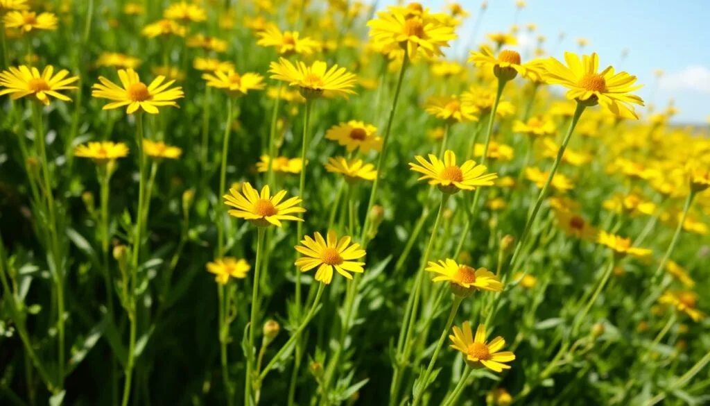 Tickseed flowers symbolizing cheer and resilience