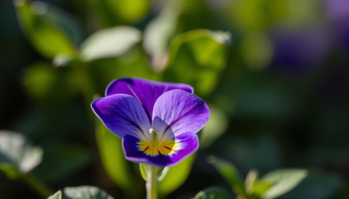 Discover the Beauty of Violet Flowers: Nature's Gem 1 Violet flower