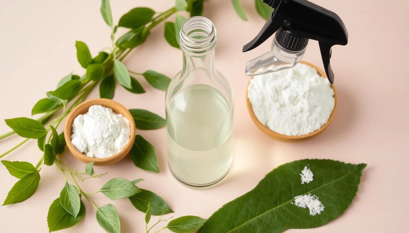 baking soda powdery mildew spray