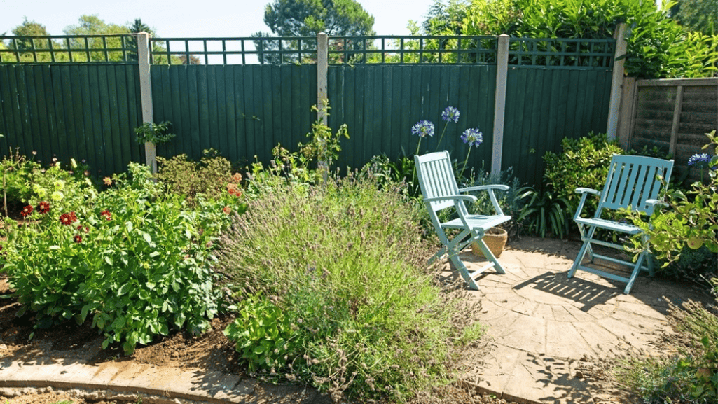 Shade groundcovers in a garden setting