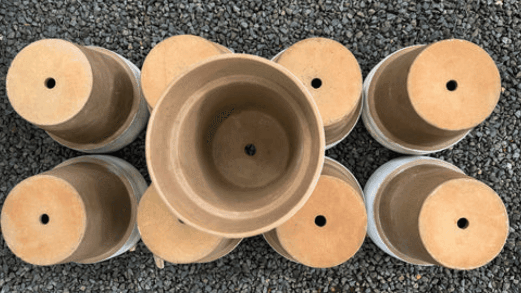 drainage holes