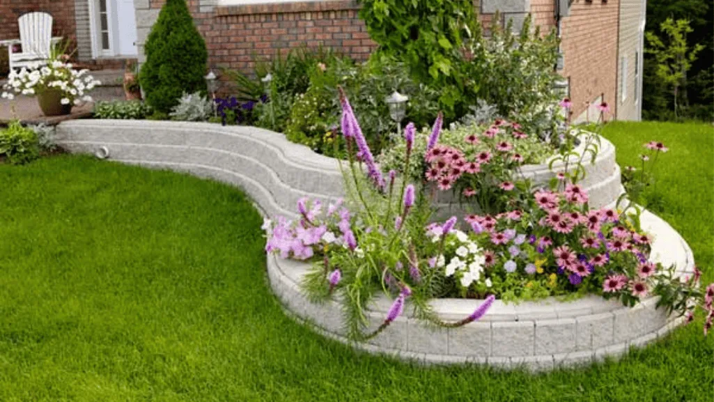 retaining wall curves shapes