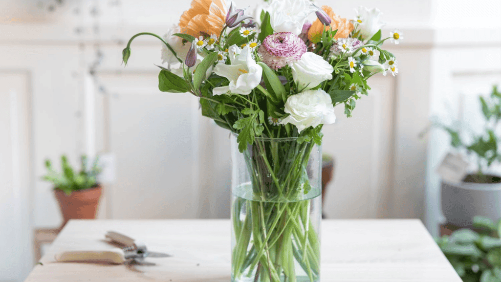 cut flowers water